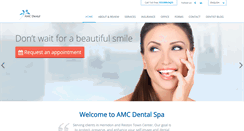 Desktop Screenshot of amcdentalspa.com